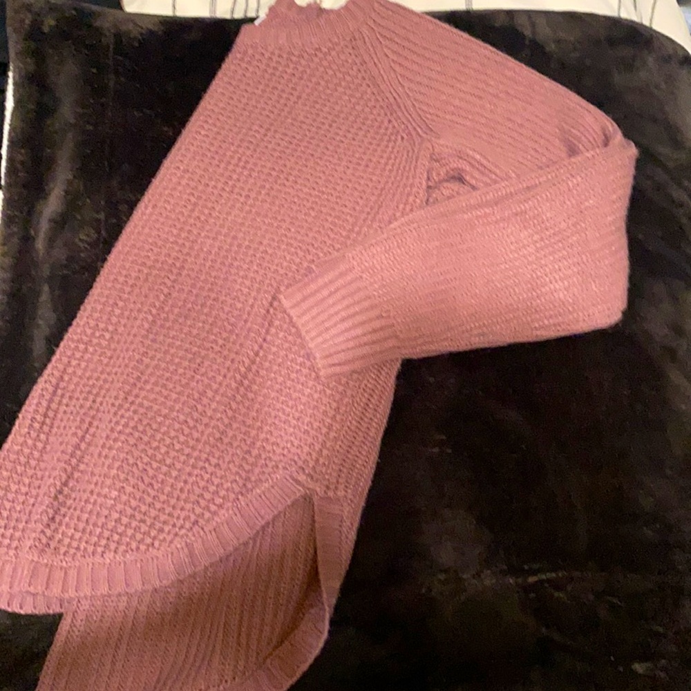 Mauve knitted sweater ARIZONA